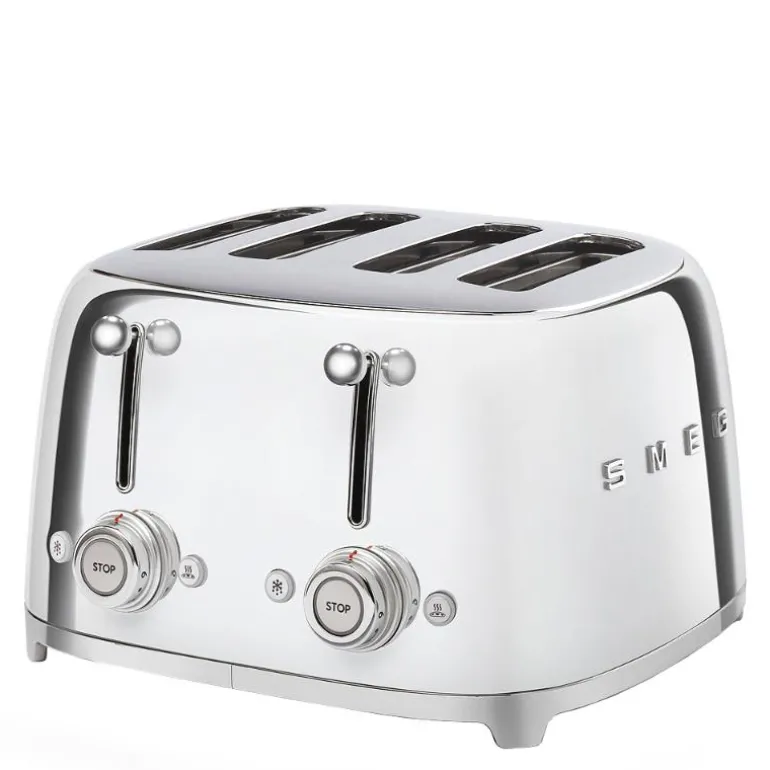 Brødrister TSF03 4 skiver kvadratisk krom