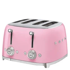 Brødrister TSF03 4 skiver kvadratisk pastellrosa