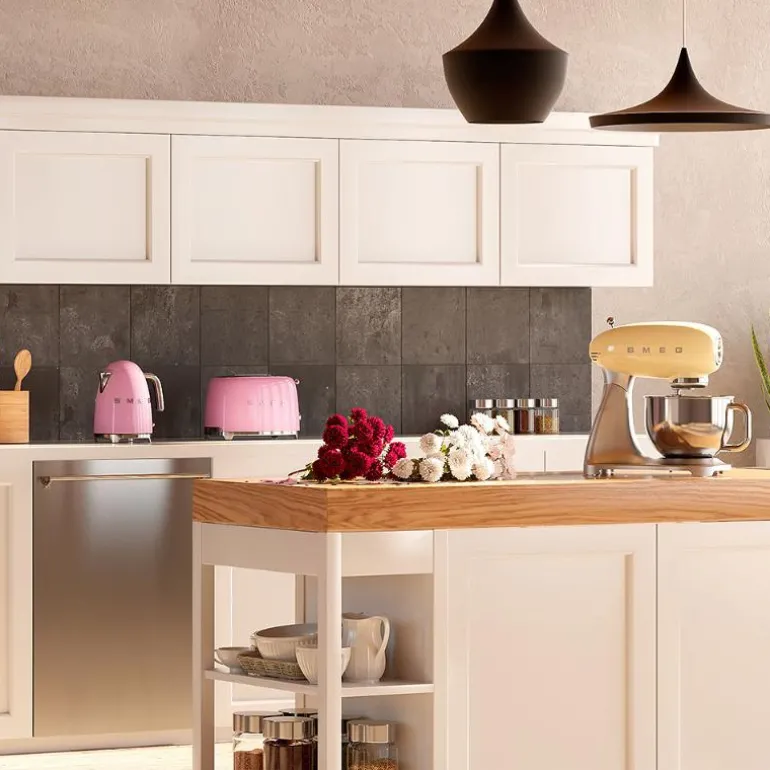 Brødrister TSF01 2 skiver pastellrosa