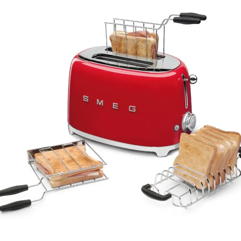 Brødrister TSF01 2 skiver rød