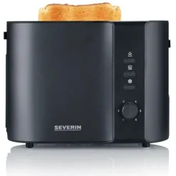 Brødrister 800W matt svart