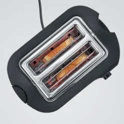 Brødrister 800W matt svart