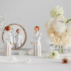 Bride/brud 17 cm hvit