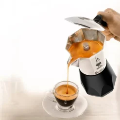 Brikka espressokanne 2 kopper 10 cl grå/svart