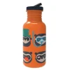 Brillebjørn stålflaske 500 ml oransje
