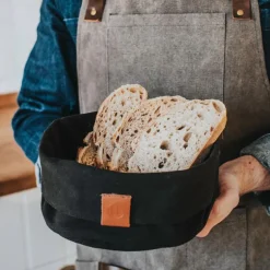 Brooke brødkurv 21x21x16 cm svart