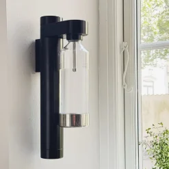 Brus kullsyremaskin vegghengt 42 cm svart