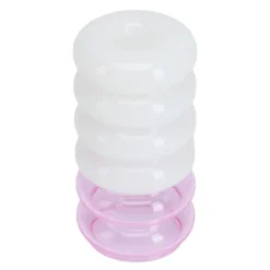 Bubble vase/lysestake 13,5 cm rosa