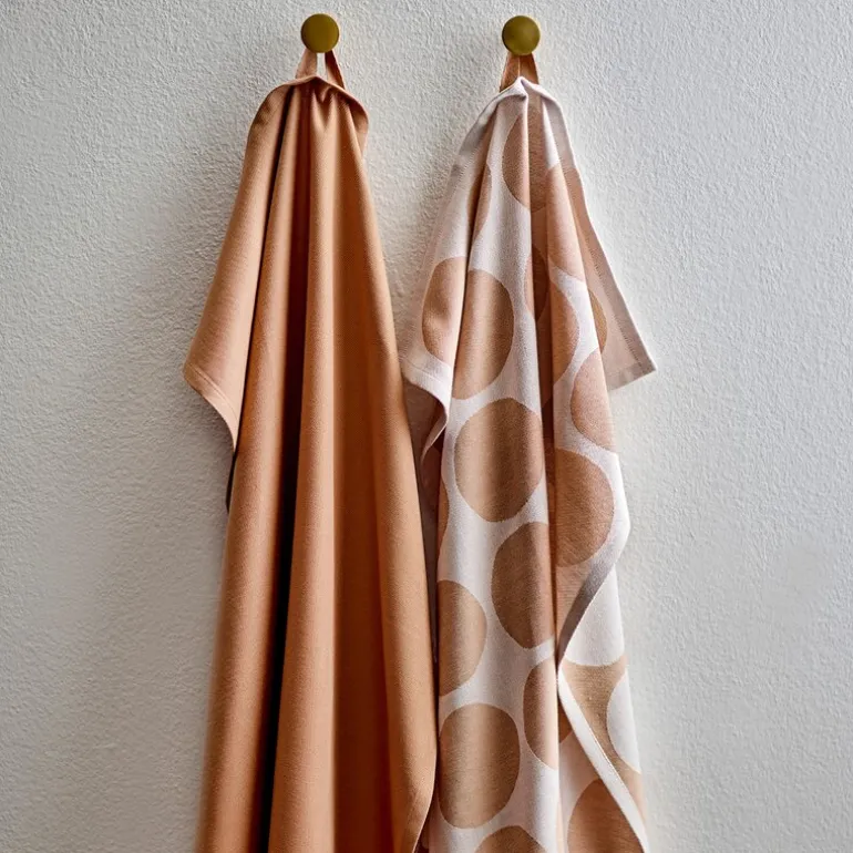 Bubbles kjøkkenhåndkle 50x70 cm 2 stk warm taupe