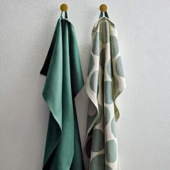 Bubbles kjøkkenhåndkle 50x70 cm 2 stk pine green