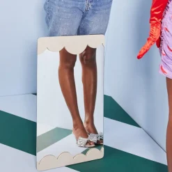 Bubbly speil 40x70 cm lite beige