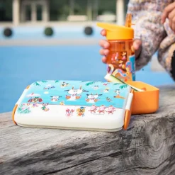 Bukkene Bruse lunsjboks 0,6L tegneserie oransje/beige