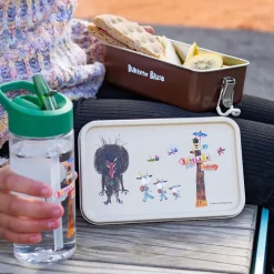 Bukkene Bruse matboks 1L brun/hvit