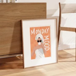 ByKammille poster 30x40 cm monday mood
