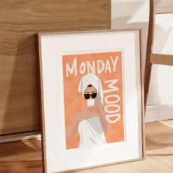 ByKammille poster 50x70 cm monday mood