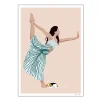 ByKammille poster 30x40 cm yoga