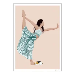 ByKammille poster 30x40 cm yoga