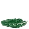 Cabbage serveringsfat kålblad 28 cm grønn