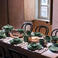 Cabbage serveringsfat 26x25 cm kål grønn