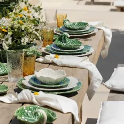 Cabbage skål kålblad 29,5 cm hvit