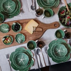 Cabbage tallerken kålblad 30,5 cm grønn