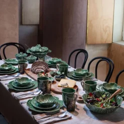 Cabbage tallerken kålblad 19 cm grønn