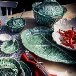 Cabbage terrin/skål med lokk 3L grønn