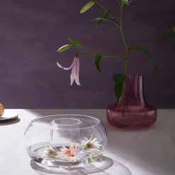 Cado vase H24 cm plomme