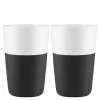 Caffé Latte krus 36 cl 2 stk svart