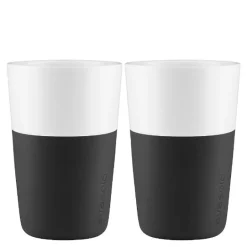 Caffé Latte krus 36 cl 2 stk svart