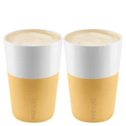 Caffé Latte krus 36 cl 2 stk golden sand