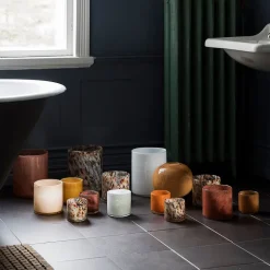 Calore lyslykt 10x10 cm oliven