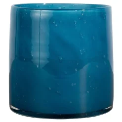 Calore vase/lyslykt M 15 cm petrol