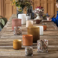 Calore vase/lyslykt 15x15 cm hvit