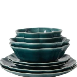 Camelia pastatallerken 21,5 cm turkis