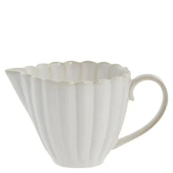 Camille fløtemugge 22,5 cl råhvit