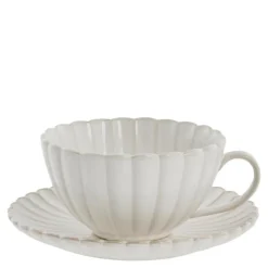 Camille kopp/fat 40 cl råhvit