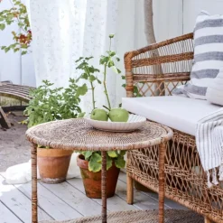 Camille serveringsfat 4x15,5 cm råhvit