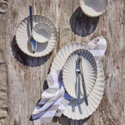 Camille serveringsfat 4x15,5 cm råhvit