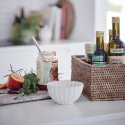 Camille skål 4,3x8,5 cm råhvit