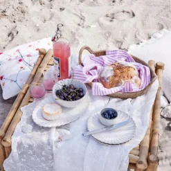 Camille skål 7,5x15 cm råhvit