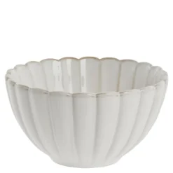 Camille skål 6,7x12,5 cm råhvit