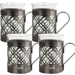 Cape drinkglass 25 cl 4 stk gunmetal