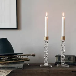 Carat lysestake H24 cm 2 stk gull