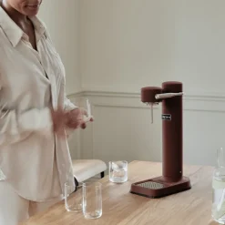 Carbonator 3 kullsyremaskin burgundy