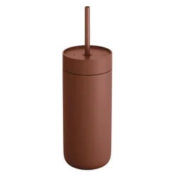 Carter Cold Desert Capsule tumbler med sugerør 475 ml sienna