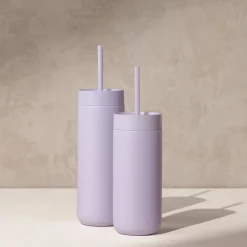 Carter Cold tumbler med sugerør 590 ml peri twinkle