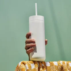 Carter Cold tumbler med sugerør 475 ml hvit