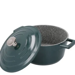 Cast Aluminium gryte 2,5L 21 cm hunter green