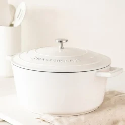 Cast Aluminium gryte 5L 29 cm krem